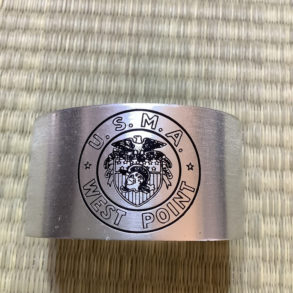 Silver U.S.M.A. West Point Cuff Bracelet
